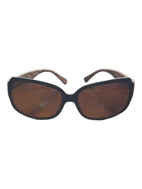 Women’s Coach Brown Tortoise Frame Brown Lens Sunglasses